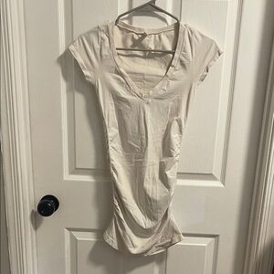 Last Tango Cream Short Sleeve Top